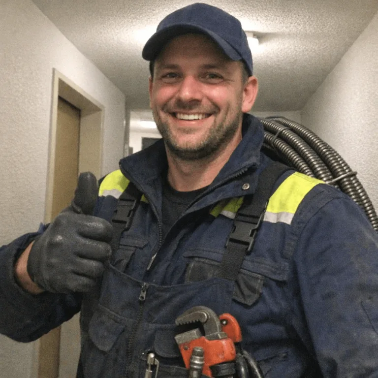 Notdienst Techniker steht bereit, falls ein Klo verstopft ist und repariert werden muss